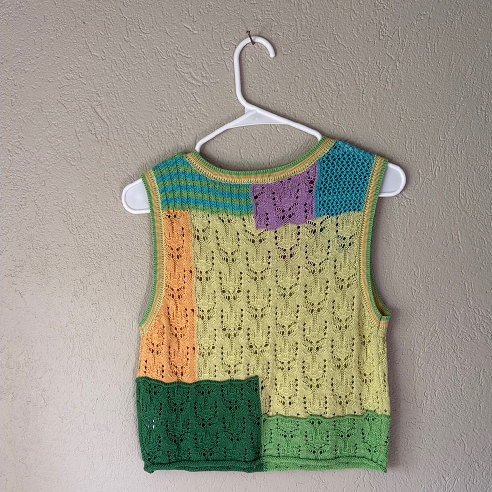 Colorful Patchwork Tank Top - Picture 3 of 5